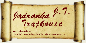Jadranka Trajković vizit kartica